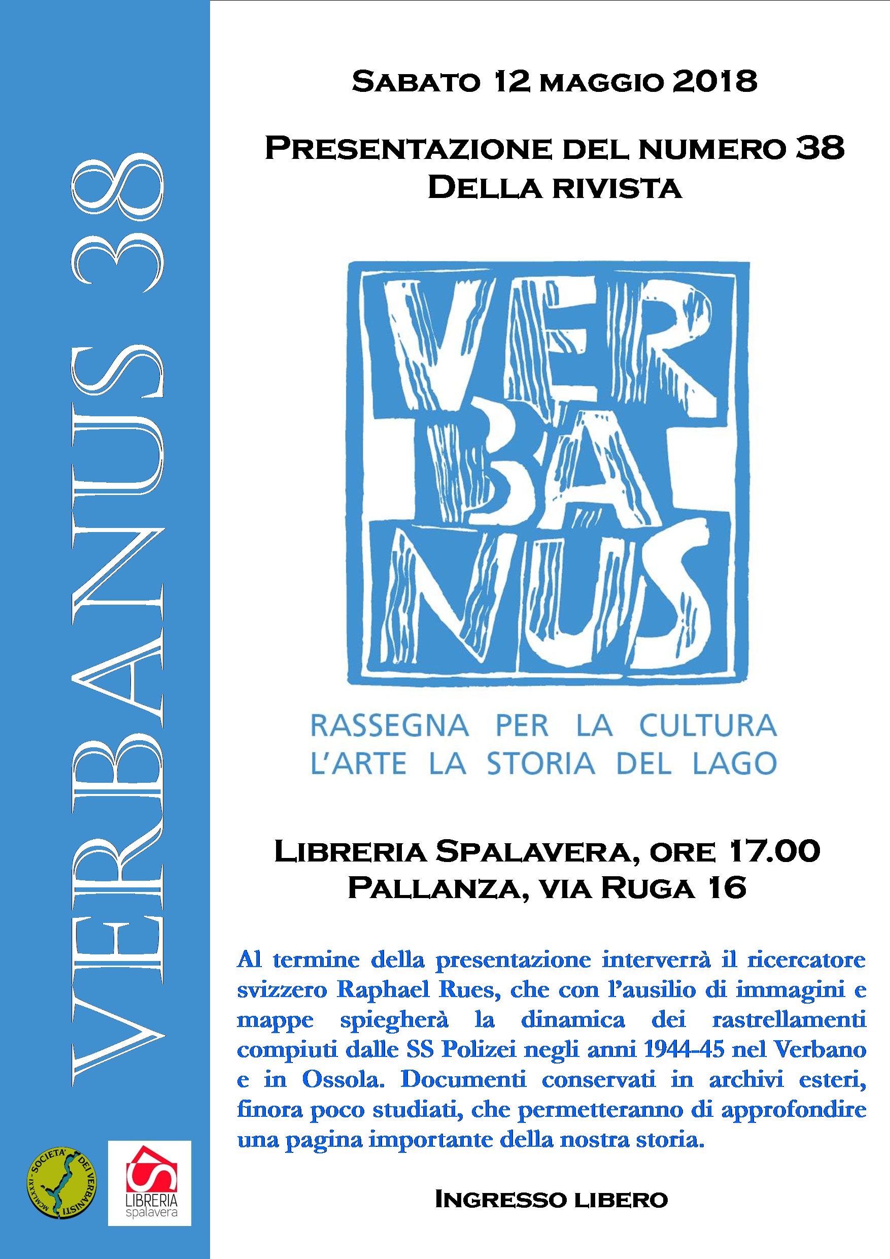 Presentazione Verbanus 38