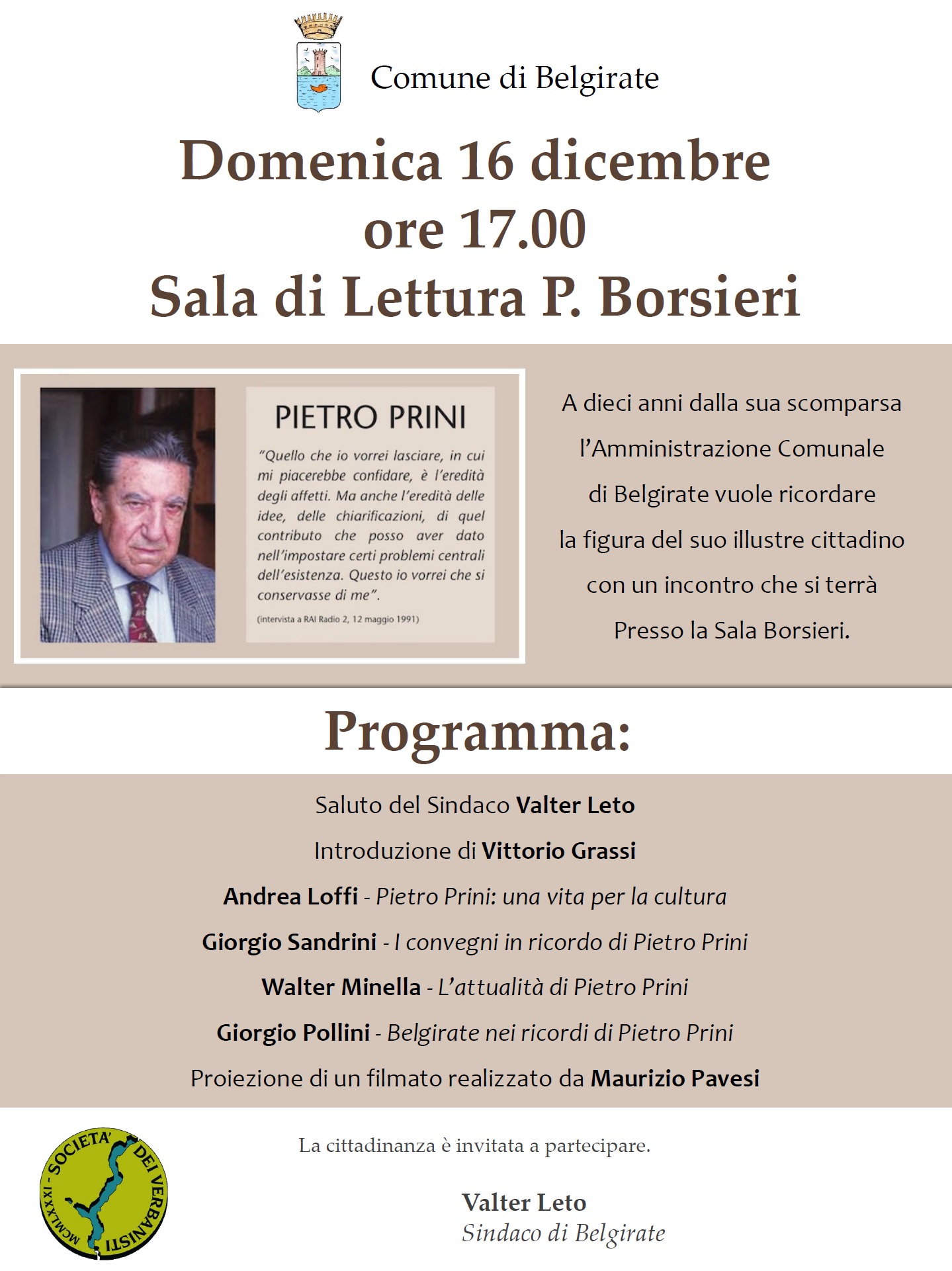 Belgirate Pietro Prini