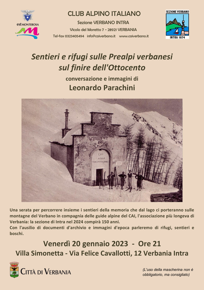 CAI Verbano Parachini rifugi