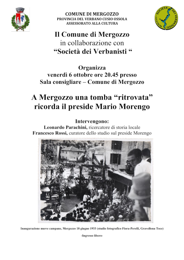 Verbanus 43 Mergozzo Morengo Francesco Rossi Verbanisti