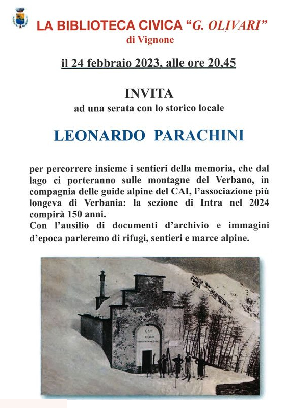 Vignone rifugi Parachini