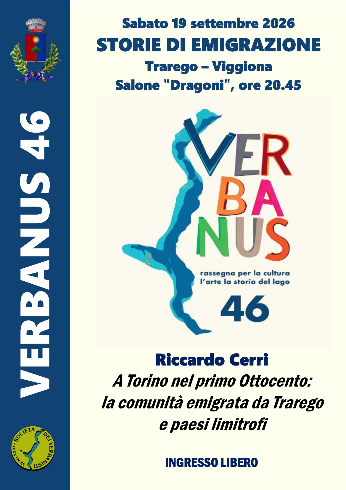 Verbanus 46 Trarego Riccardo Cerri Emigrazione
