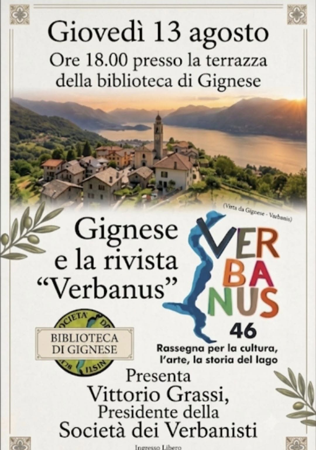 Verbanus 46 2026 Gignese